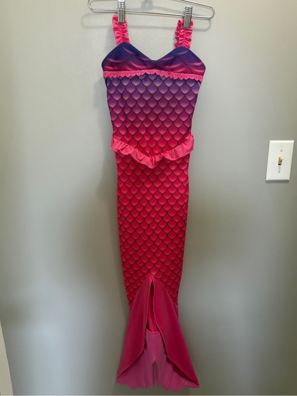 Pink & Purple Mermaid Costume Dress (7/8)